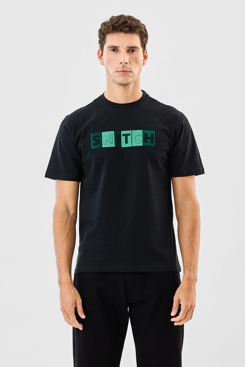 SNITCH Snitch Regular Fit 100% Cotton T-Shirt